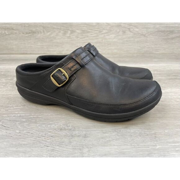 Merrell Encore Kassie Women's Mule Clog Slip-On Leather US 9 Black Comfort Shoes - Picture 1 of 11